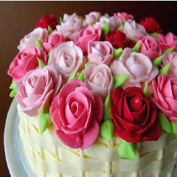 Decoração de Bolos Com Chantilly e Glacê Mármore
